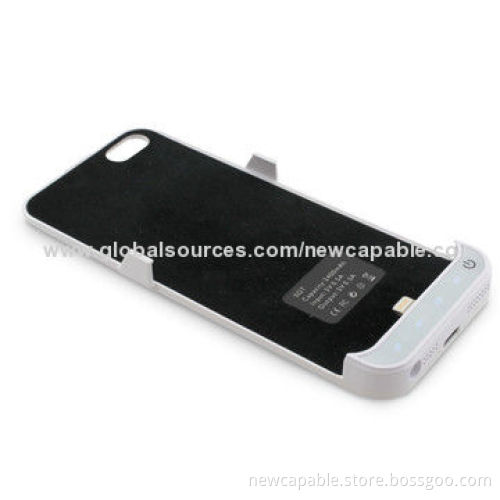 Power Bank Case for iPhone 5, 2,200mAh Capacity
